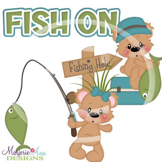 Benny & Belinda Fish On SVG Cutting Files + Clipart - Click Image to Close